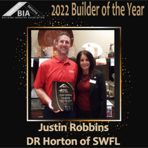 2022 Builder of the Year Justin Robbins